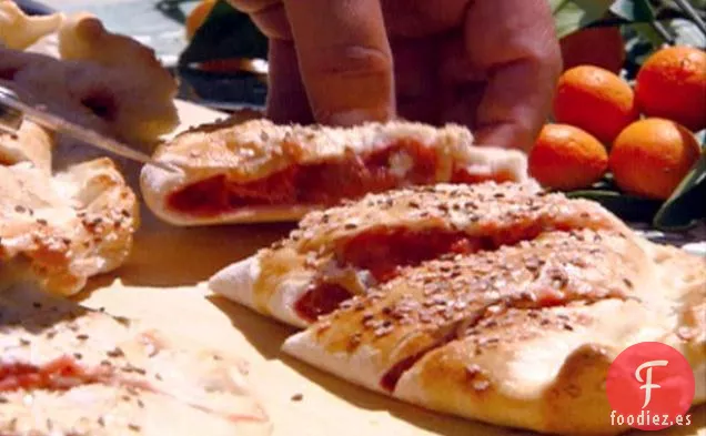 Calzone de Ruibarbo de Fresa