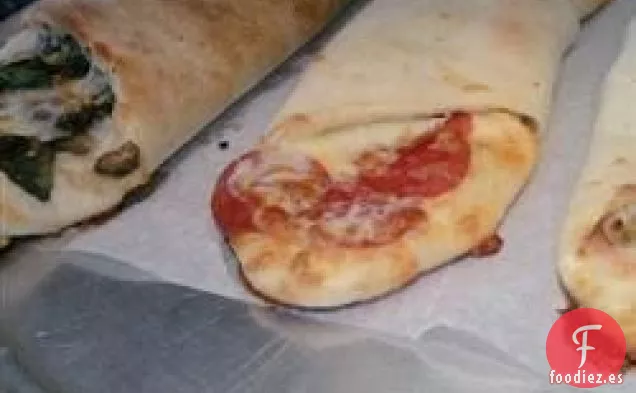 Calzones Rápidos De Salchicha Y Pimiento
