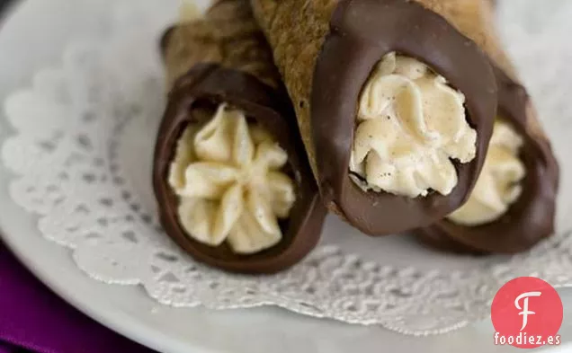 Mini Cannolis de Canela