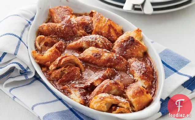 Budín de Croissant con Caramelo