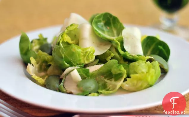 Hoja de Coles de Bruselas, Alcachofa de Jerusalén y Olivo Castelvetrano