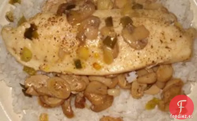 Tilapia Picante Con Setas