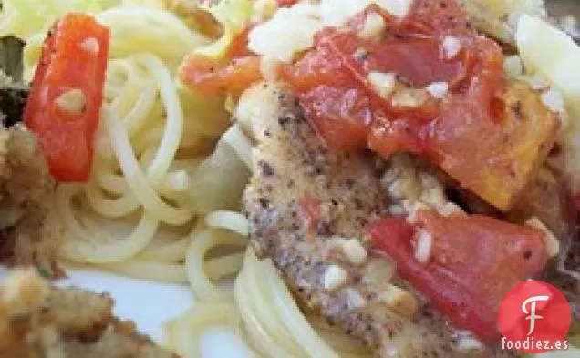 La Tilapia Y Mizithra Pasta