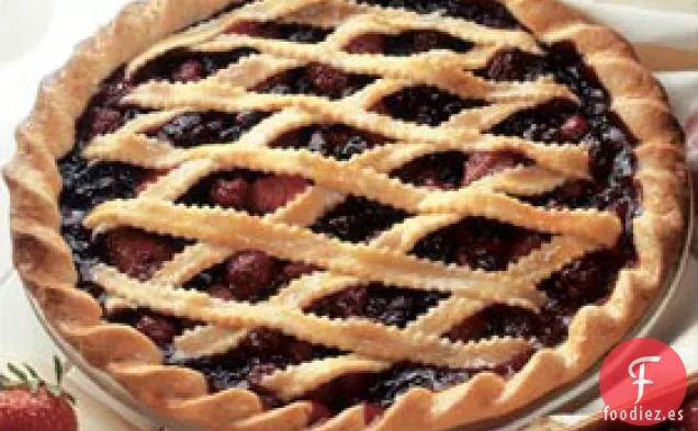 Pastel de Almendras y Bayas Mixtas