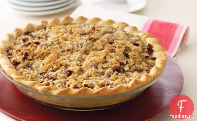 Tarta de Streusel de Pera y Frambuesa