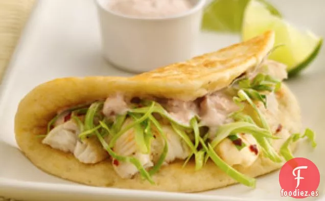 Tacos de Pescado con Limón Picante