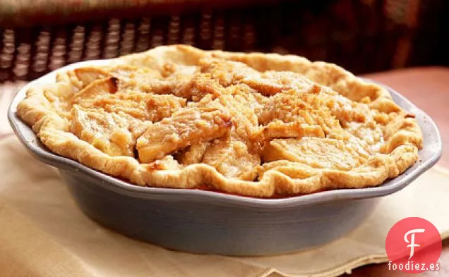 Pastel de Miga de Manzana y Caramelo