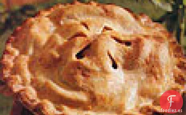 Pastel de Melocotón con Especias con Corteza de Suero de Mantequilla