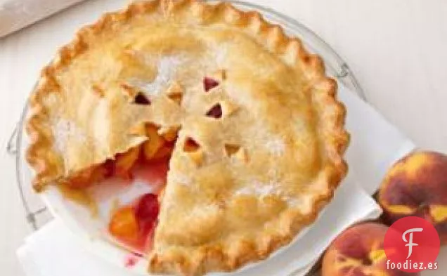 Tarta de Durazno y frambuesa