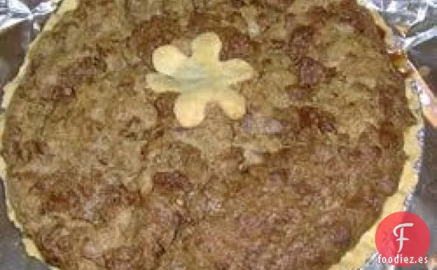 Tarta Crujiente de Manzana con Salsa de Vainilla