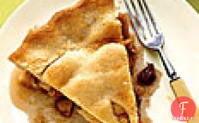 Tarta De Manzana Con Cerezas empapadas En Whisky