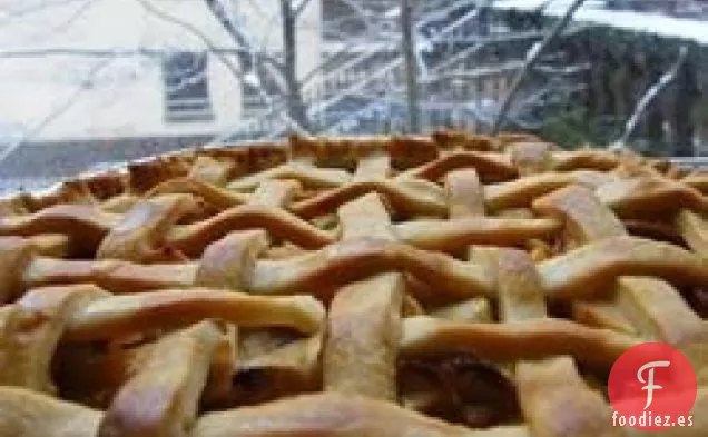 Tarta de Crema de Manzana Glaseada