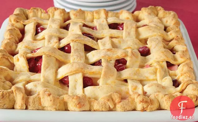 Tarta de Manzana y Arándanos