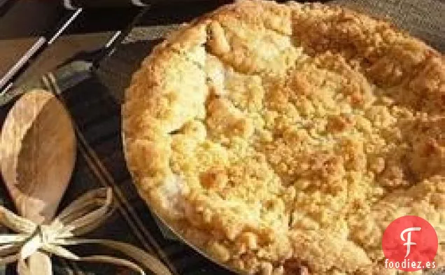Tarta de Manzana en una Bolsa de papel Marrón
