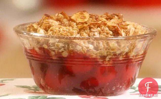 Crumble de Cereza y Almendras