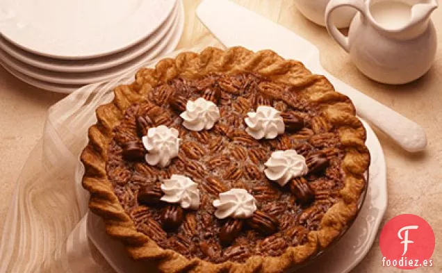 Pastel de Nueces de Chocolate Decadente
