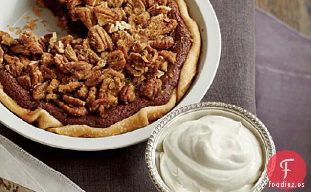 Pastel de Ajedrez de Chocolate y Nueces