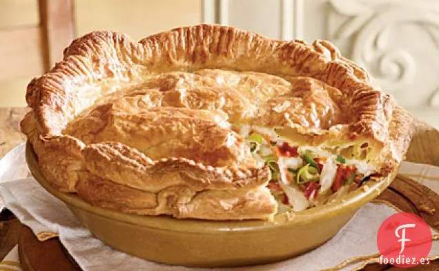 Pastel de Pollo de Doble Corteza