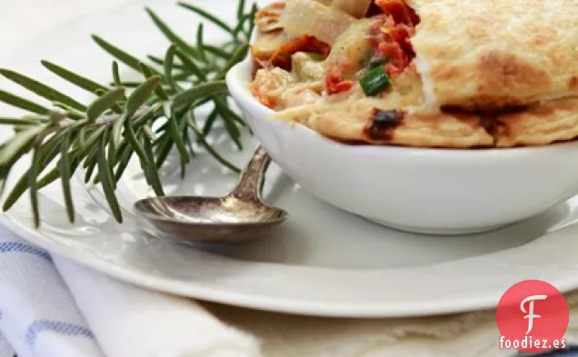 Tartas Individuales de Pollo y Verduras