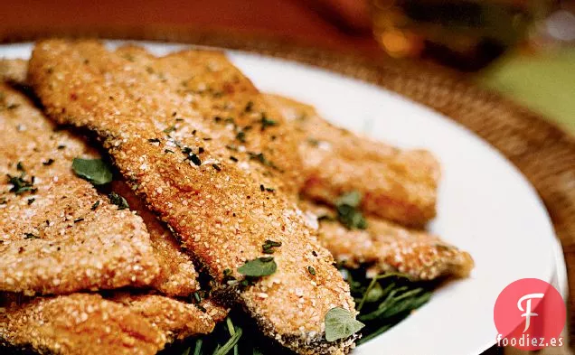 Trucha con Costra de Harina de Matzo