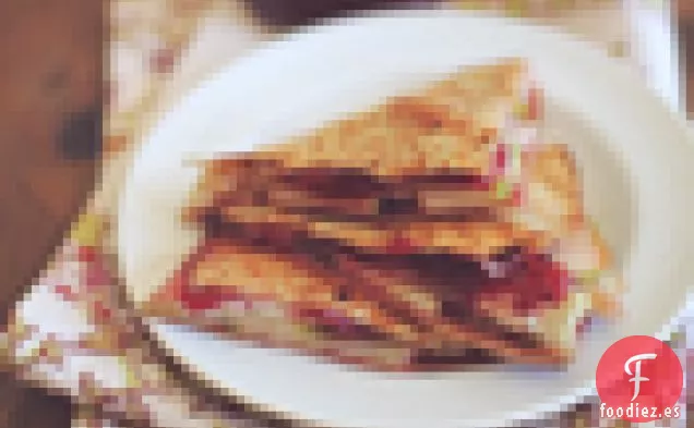 Teriyaki-hamburguesas de piña