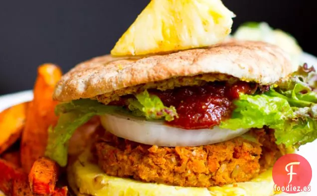 Hamburguesas Vegetarianas Tirón de Piña + Lados Atrevidos