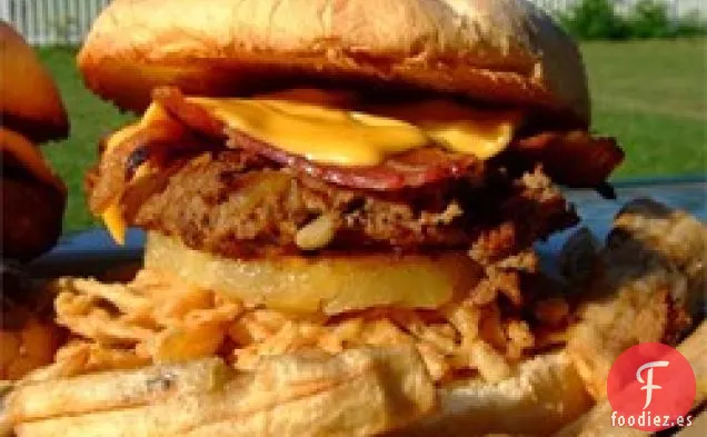 Hamburguesas Hawaiianas para Romper el Vientre