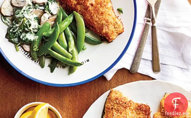 Trucha con Costra de Nuez