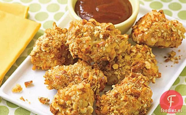 Nuggets de Pollo Con Costra de Pretzel