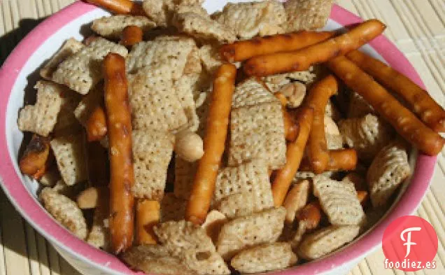 Receta de Mezcla de Fiesta Chex Crockpot