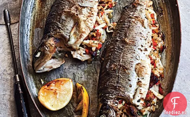 Trucha Rellena de Cangrejo