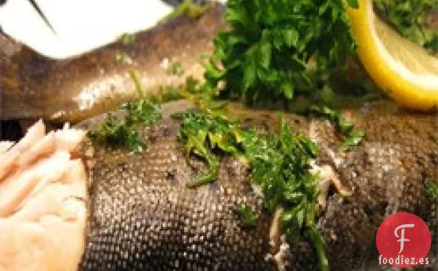 Trucha a la Parrilla con Vino