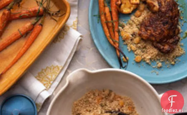 Pollo con especias marroquíes