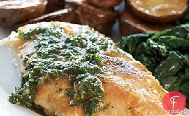 Pechugas De Pollo Salteadas Con Gremolata
