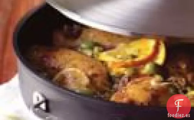 Pollo Estofado Con Salsa De Vino Mediterráneo