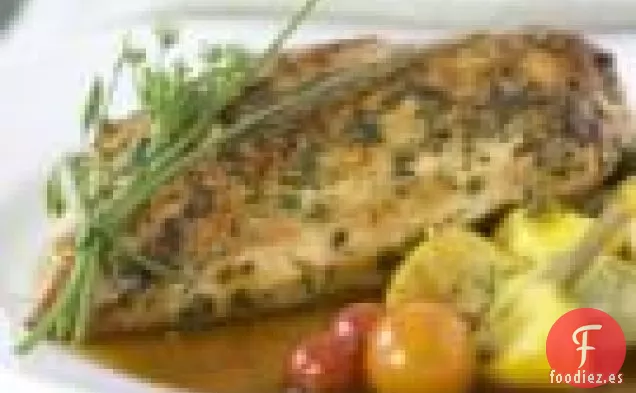 Pollo A Base De Hierbas Con Verduras De Verano
