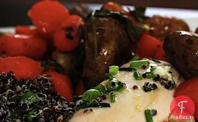 Pollo De Transición Con Mantequilla De Cebollino