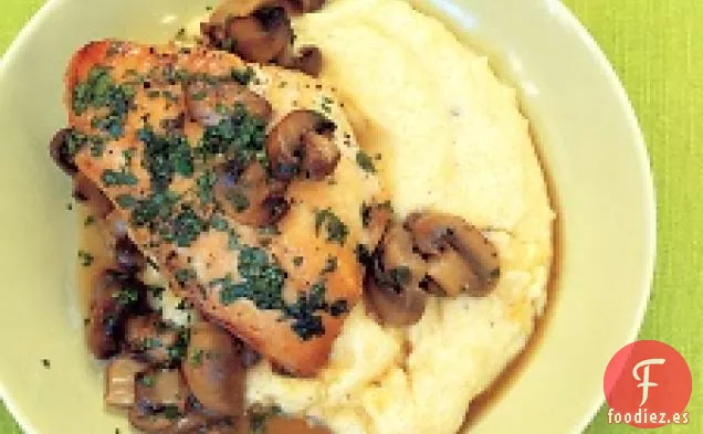 Pollo Estofado Con Champiñones