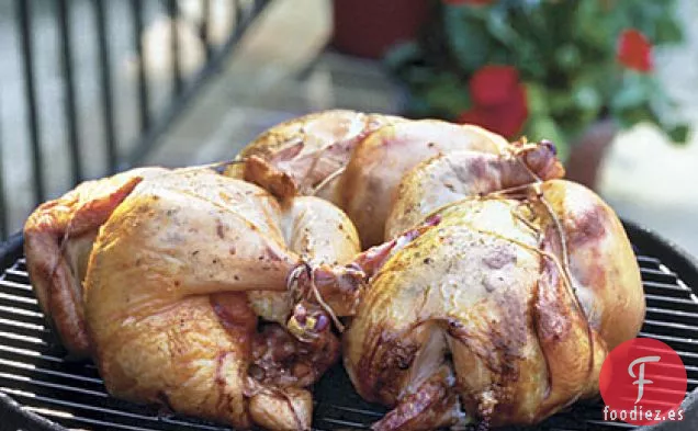 Pollos Ahumados con Chipotle y Limón