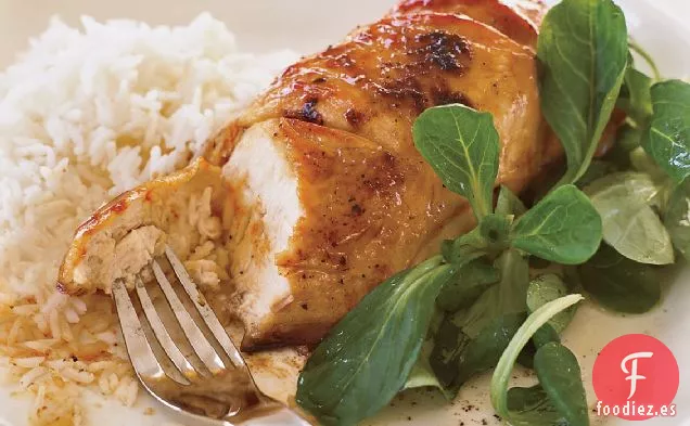 Pollo Glaseado con Miel y Especias