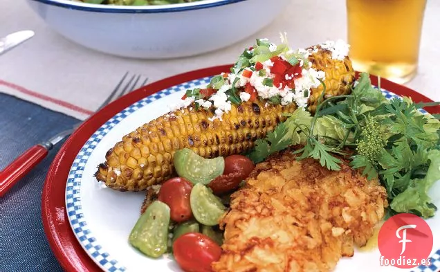 Pollo Hoosier con Corteza de Papas Fritas