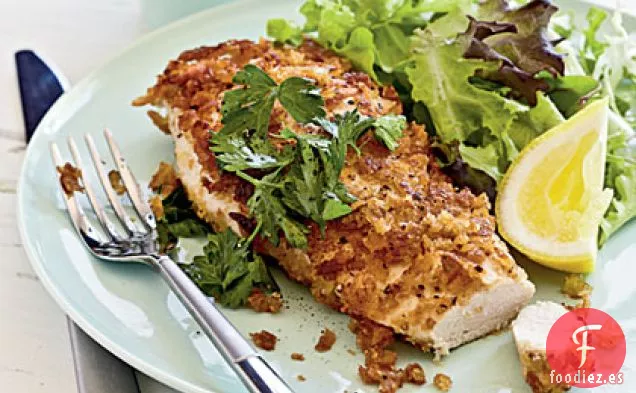 Pollo Crujiente con Limón, Perejil y Aceite de Oliva Virgen Extra