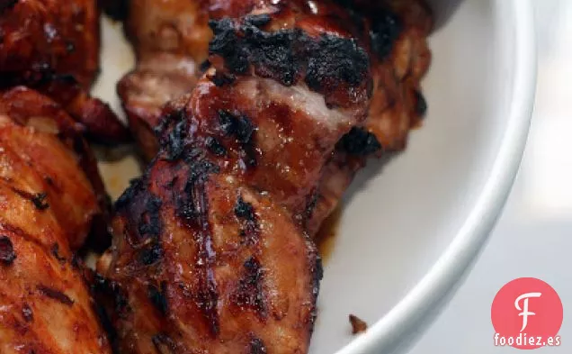 Pollo Glaseado con Mermelada A La Parrilla