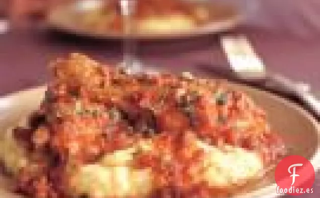 Pollo Estofado Con Tomate, Panceta Y Zinfandel