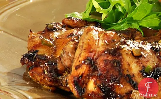 Muslos de Pollo con Especias Jamaicanas