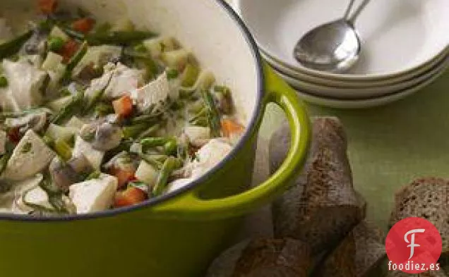 Olla de Pollo de Primavera Francesa