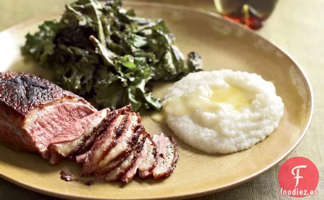 Pechugas de Pato Asadas en Sartén con Azúcar y Especias