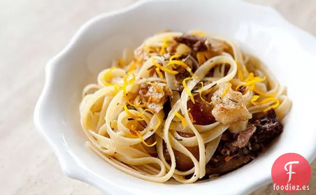 Pasta Con Pato Asado Lento