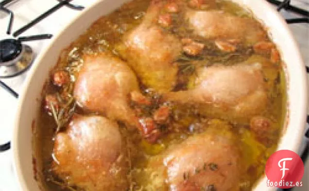 Cena De Esta Noche: Confit De Pato Y Ensalada De Peras