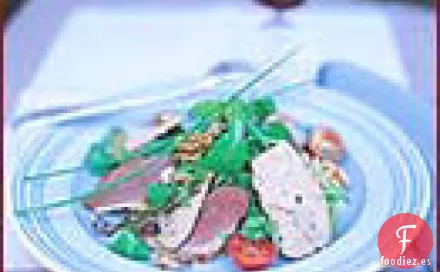 Ensalada de Pato Ahumado con Foie Gras y Nueces